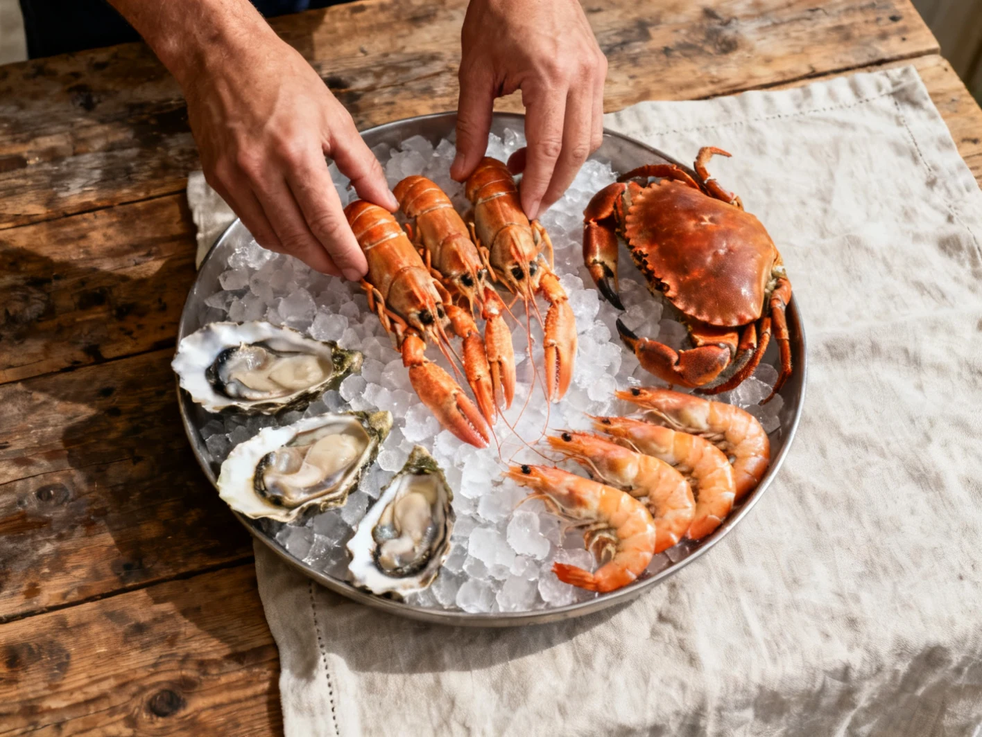 Illustration — Comment composer un plateau de fruits de mer parfait